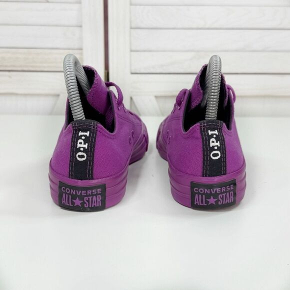 Converse OPI Chuck Taylor Low Top Sneakers Positive Vibes Purple 4 Mens 6 Women - Picture 6 of 11